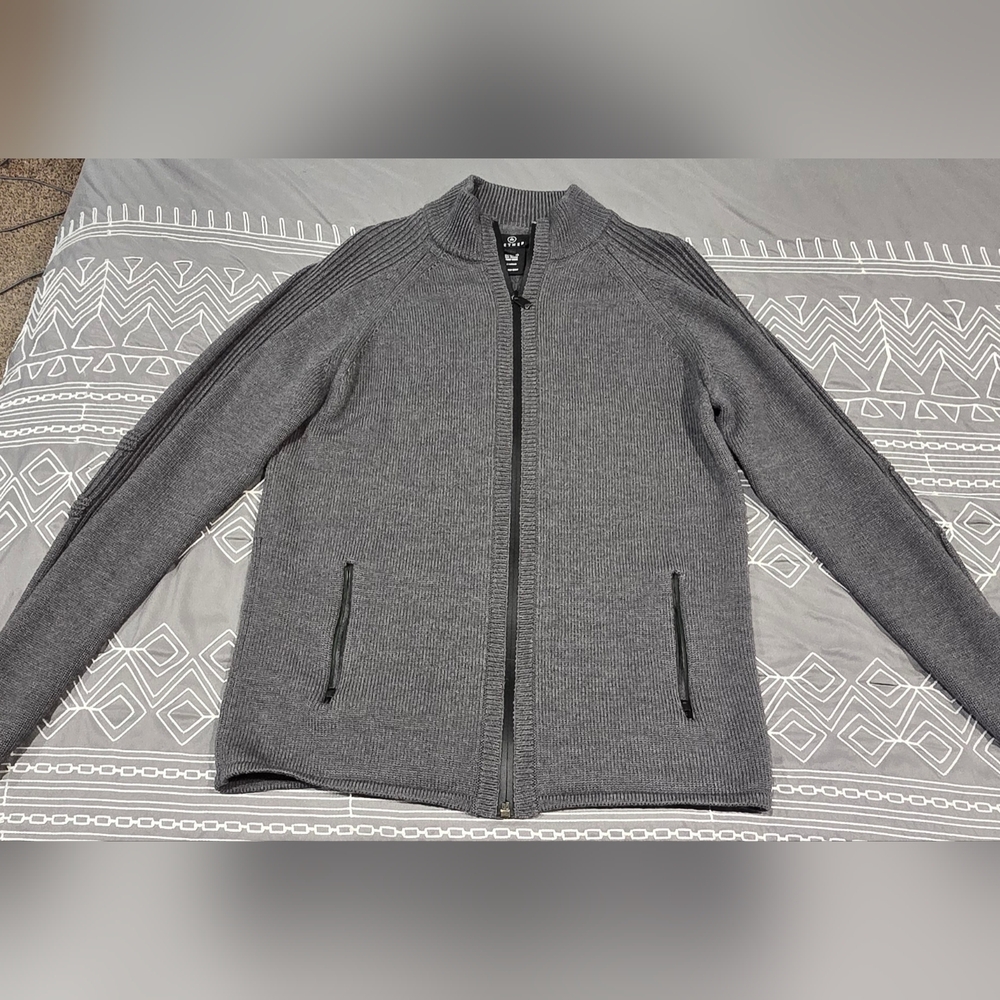 Aether Riley Full Zip Merino Wool Sweater Size Small